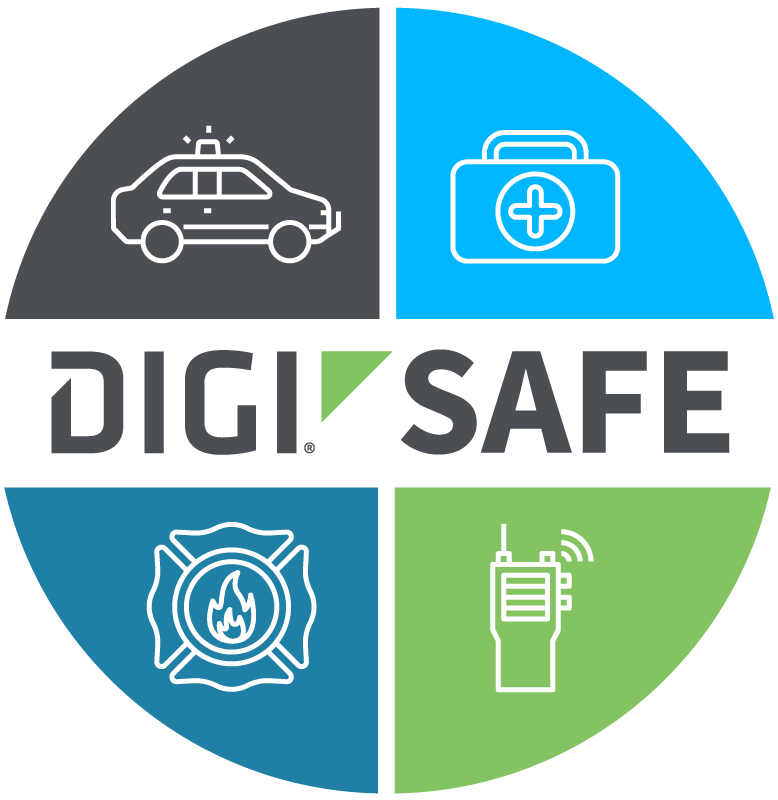 Logotipo e insignia Digi SAFE