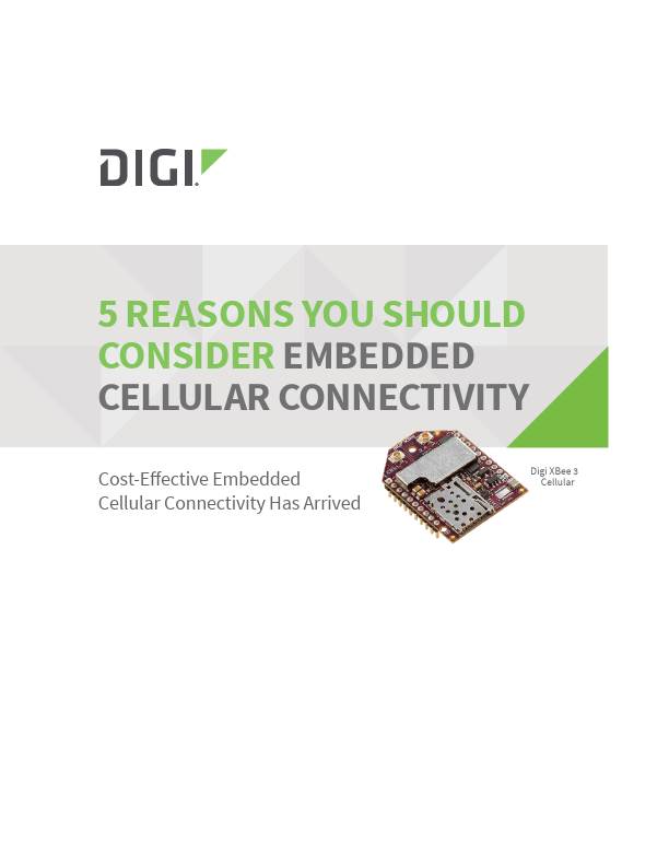 5 Reasons You Should Consider Embedded Connectivity cover page