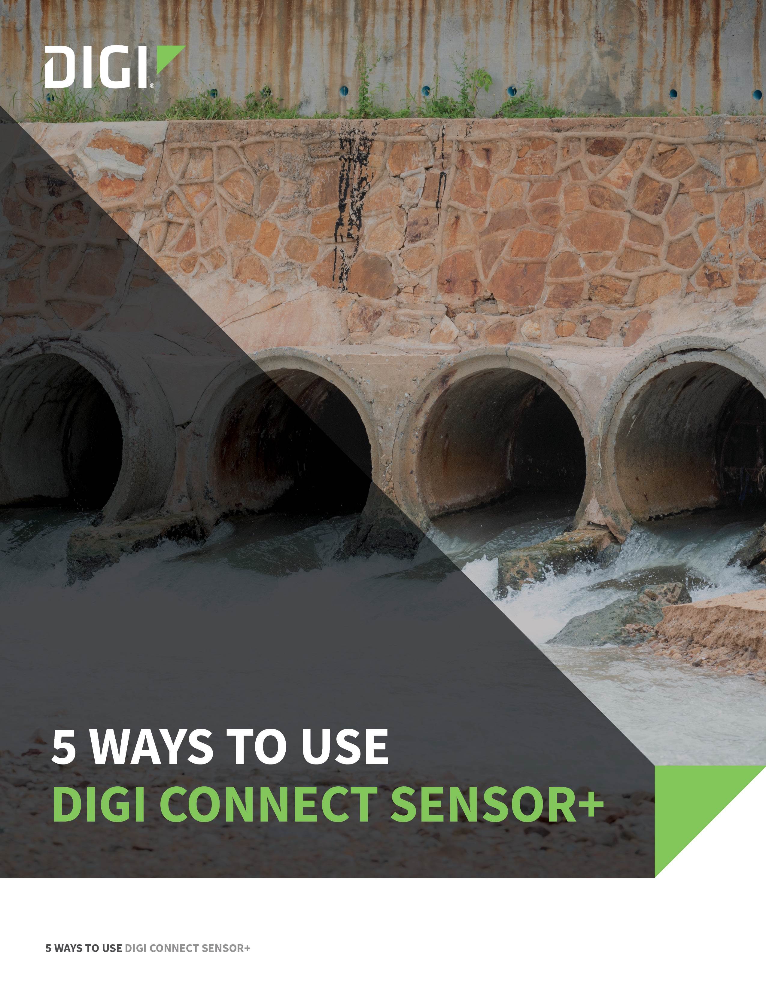 5 Möglichkeiten zur Verwendung von Digi Connect Sensor+ Deckblatt