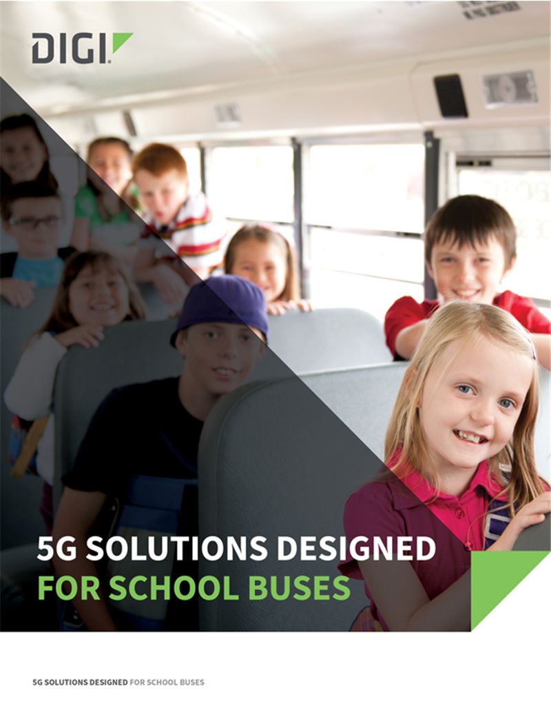 Soluciones 5G diseñadas para autobuses escolares