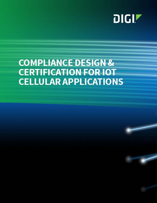 Page de couverture de la conception et de la certification de la conformité pour les applications cellulaires IoT