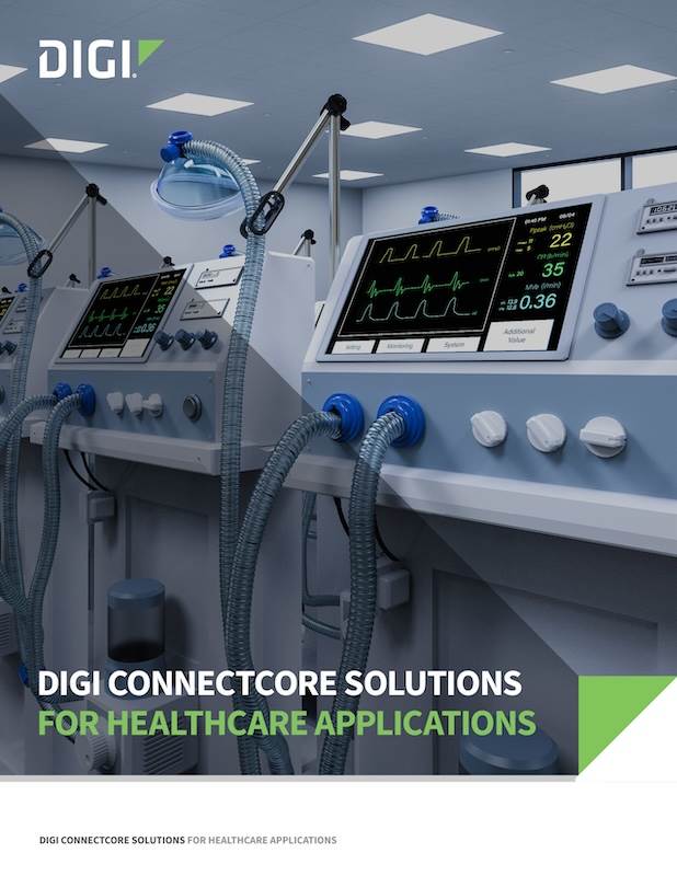 Digi ConnectCore for Healthcare Applications cover page