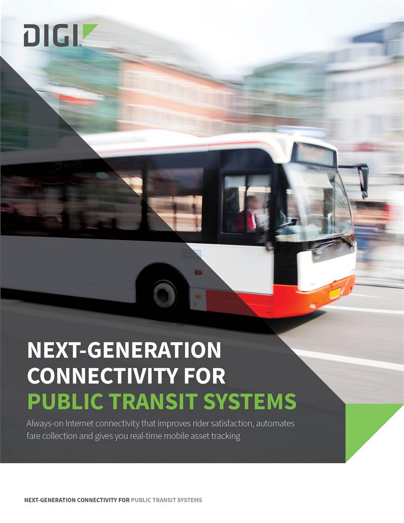 Conectividad de próxima generación para sistemas de transporte público
