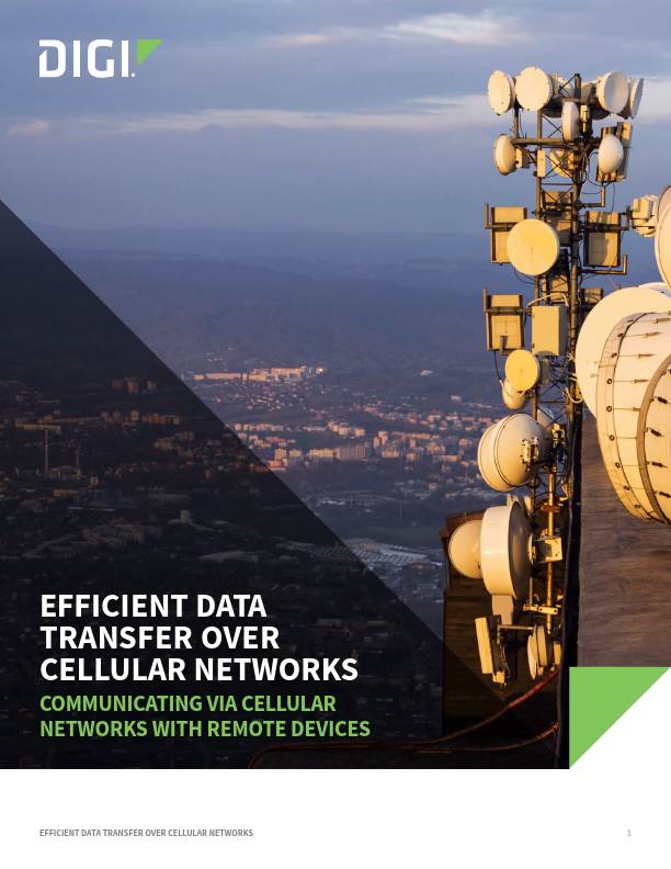 Efficient Data Transfer over Cellular Networks White Paper cover page