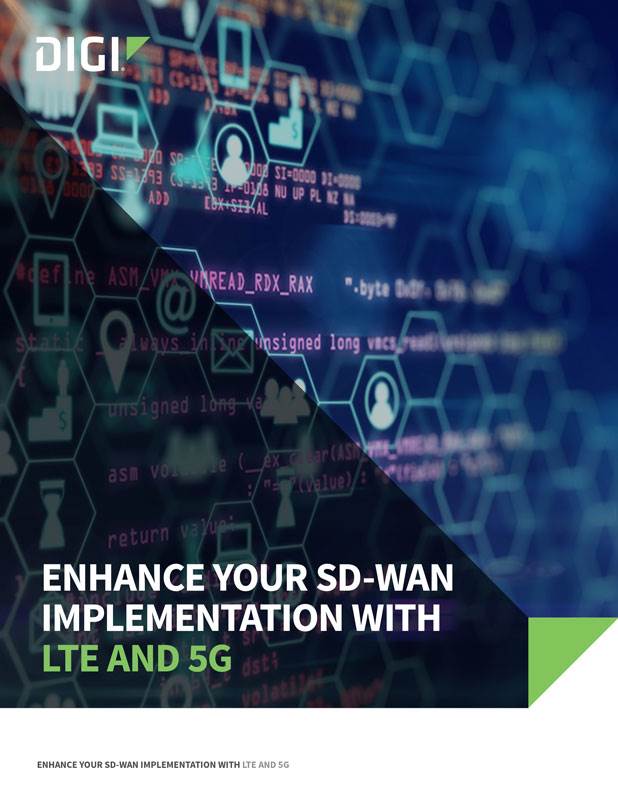 Enhance Your SD-WAN Implementation with LTE and 5G cover page