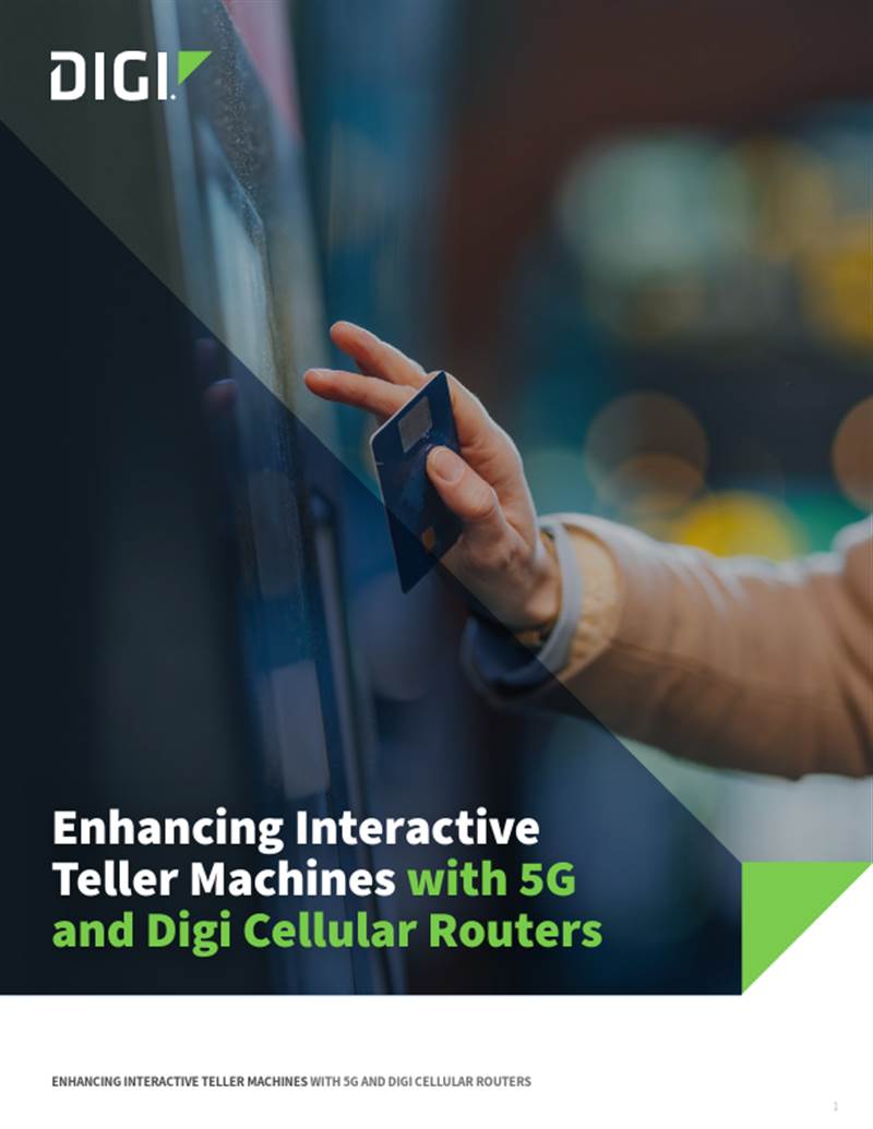 Mejora de los cajeros automáticos interactivos con 5G y routers celulares Digi