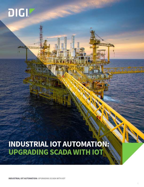 Industriel IoT Automation : Mise à niveau de SCADA avec IoT page de couverture