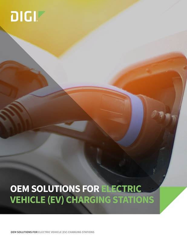 Solutions OEM pour les stations de recharge des véhicules électriques (VE) page de couverture