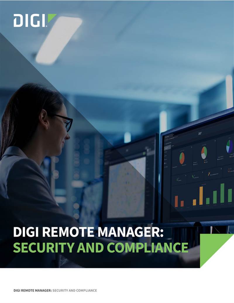 Sécurité, conformité et détection anti-virus avec Digi Remote Manager