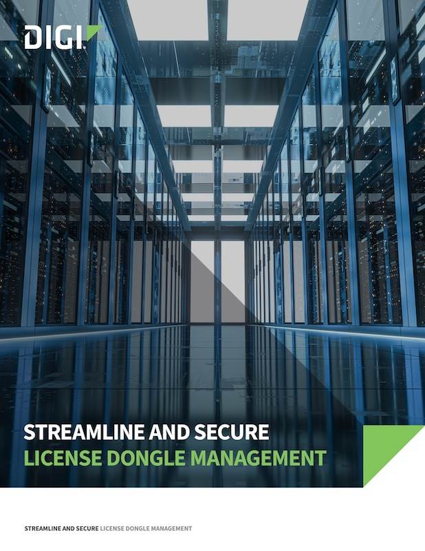 Página de portada de Streamline and Secure License Dongle Management