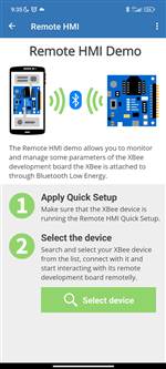 Digi XBee Aplicación móvil