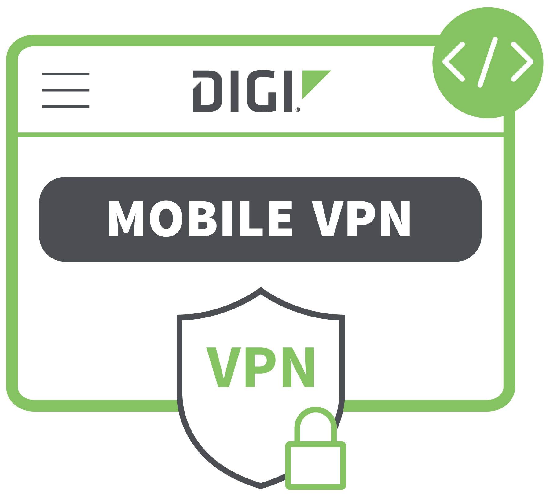 Digi 移动 VPN 徽章
