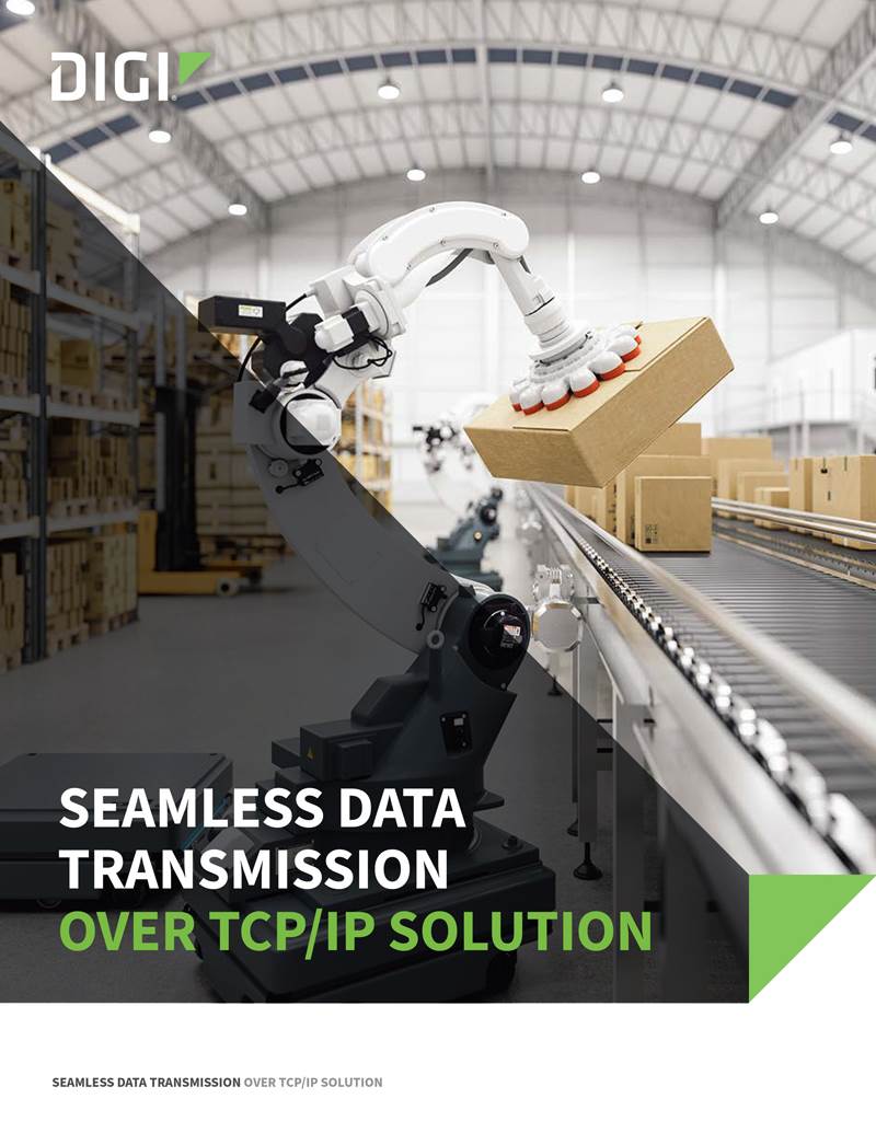 Portada de la solución Seamless Data Transmission Over TCP/IP